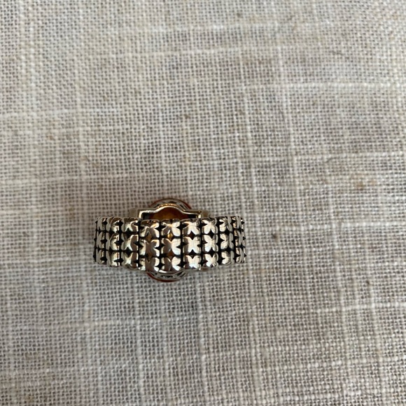 SILPADA Sterling Amber Stretch Ring R2384 - Picture 12 of 12
